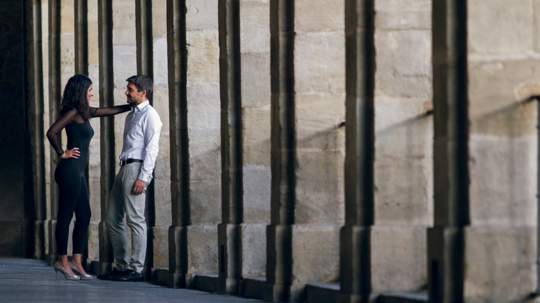 Sesion de fotos de preboda en Vitoria Gazteiz Pais Vasco.