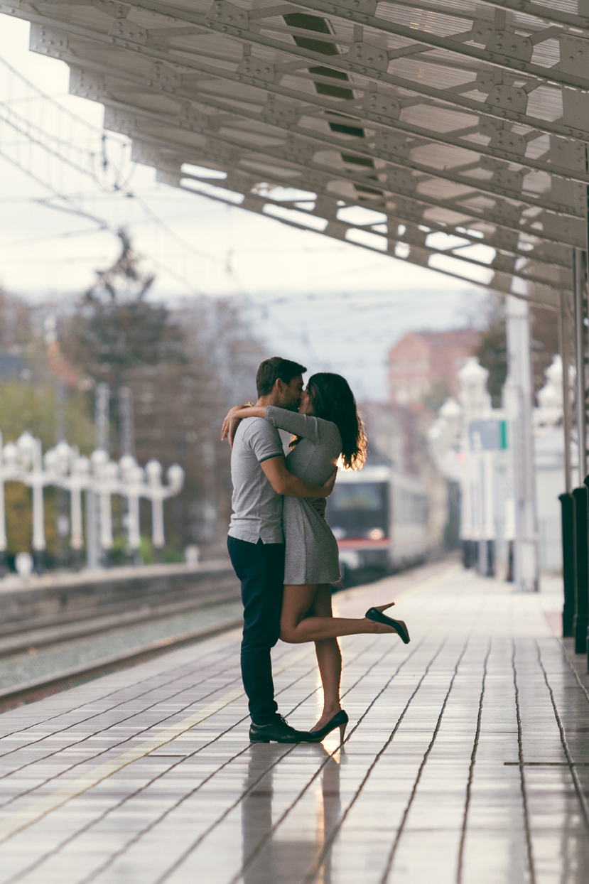 Sesion de fotos de preboda en Vitoria Gazteiz Pais Vasco.